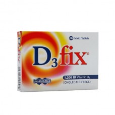 Uni-Pharma D3 Fix 1200IU 60 Tabs Βιταμίνη D3