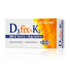 Uni-Pharma D3 Fix 2000iu + K2 45mg 60 Tabs Βιταμίνη D3 Και K2