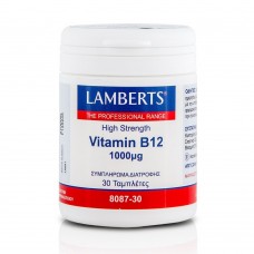 Lamberts - Vitamin B12 1000mcg - 30 Ταμπλέτες