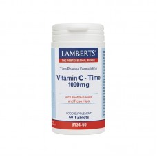Lamberts - Vitamin C Time 1000mg - 60 Ταμπλέτες