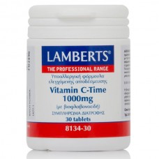 Lamberts - Vitamin C Time 1000mg - 30 Ταμπλέτες