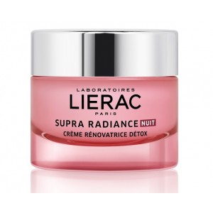 Lierac- Supra Radiance Κρέμα Αποτοξίνωσης & Ανανέωσης - Νύχτας