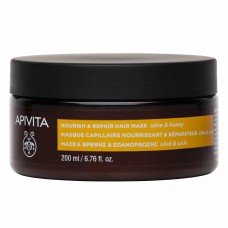 Apivita - Nourish and Repair Hair Mask with Olive & Honey