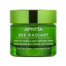 Apivita - Bee Radiant Κρέμα για Σημάδια Γήρανσης & Ξεκούραστη Όψη - Πλούσια Υφή